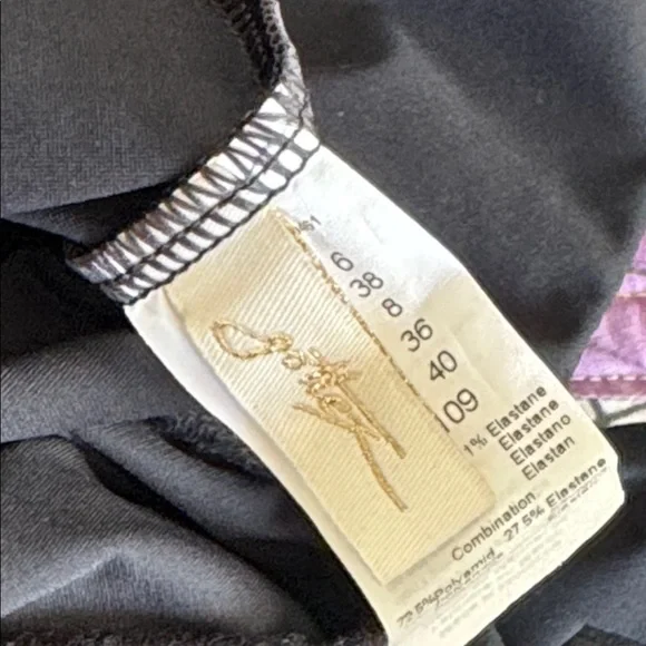 Gottex Black Swimsuit One Piece Sz 6 NWR